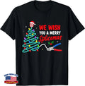 Funny Electrician Merry Splicemas Christmas Wire Splicing T-Shirt
