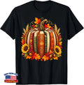 Pumpkin Books Autumn Librarian Reader Fall Thanksgiving T-Shirt