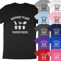 Support Plant Parenthood Funny Pun Mom Succulent Gardening T-Shirt Soft Tees