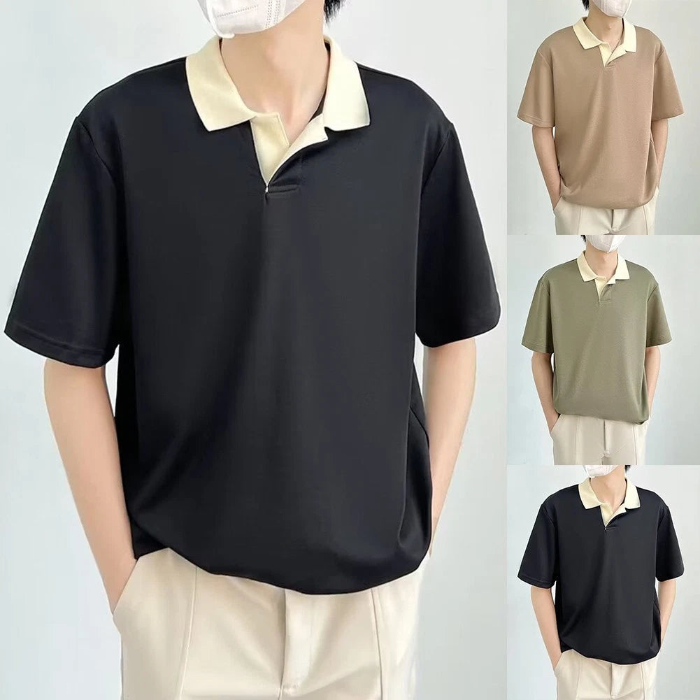 Lapel Detail Mens Casual Shirt A Must Have for Every Wardrobe this Season