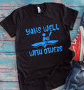 Yaks Well With Others, Kayak, Black Unisex Short Sleeve T-shirt
