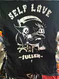Sullen Men’s L Black Cotton Crew Neck Graphic T-Shirt Self Love Grim Reaper Image 1 of 2