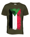 SUDAN GRUNGE FLAG MENS T SHIRT TEE SHIRT XS S M L XL 2XL 3XL 4XL 5XL