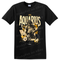 Aquarius Zodiac Sign Water Bearer Astrology Horoscope T Shirt Cosmic Art Tee