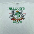 vtg 90s MULCAHY’S IRELAND BAR  T-Shirt MEDIUM ales beer wine