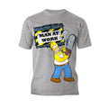 The Simpsons Homer Graphic Man Work Official Mens T-Shirt Funny Cartoon Gift Tee