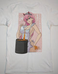 NWOT Lowkey Geeks Anime double sided graphic T-Shirt Size men's small Z1