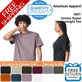 🔥 American Apparel Super Heavyweight Tee Shirt Short Sleeve Up To 3XL 9001