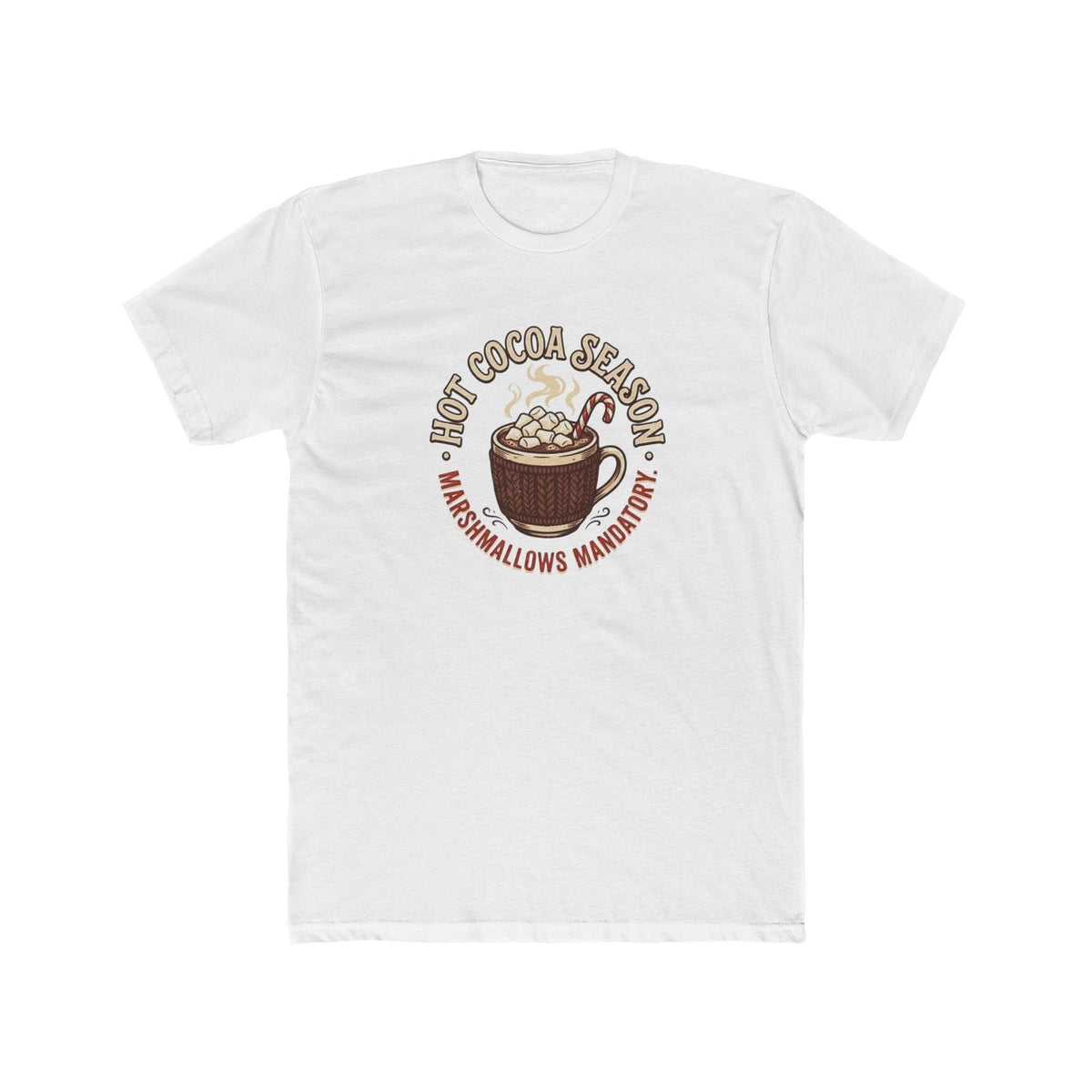 Hot Cocoa Season tee | Marshmallows, Cozy Winter Drink Design Image 1 of 4