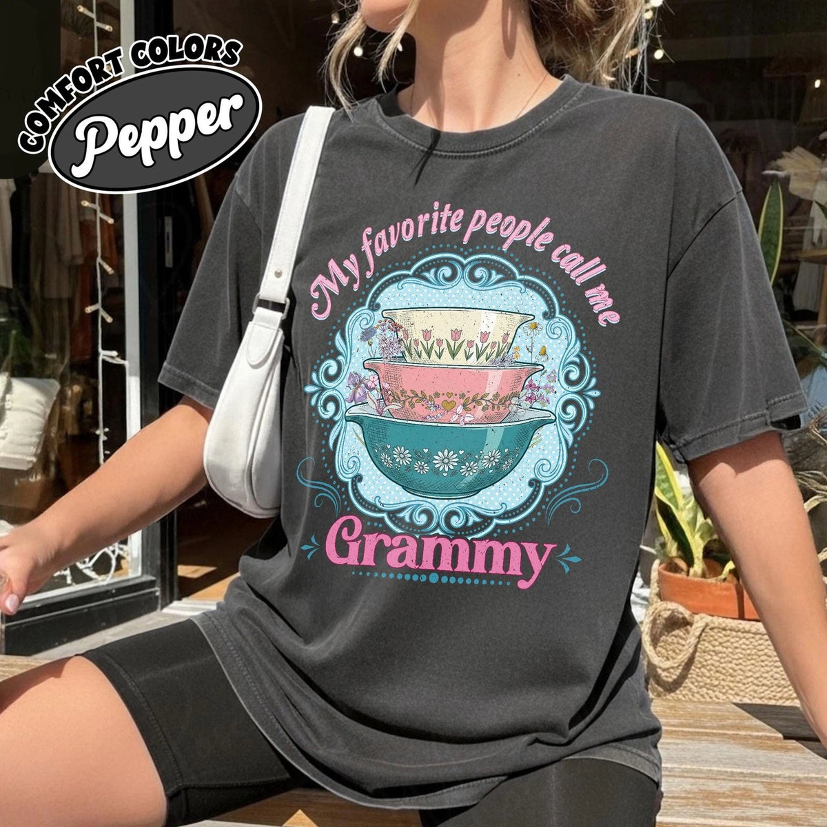 My Favorite People Call Me Grammy Shirt Granny Tshirt Mothers Day Gift Mom Life
