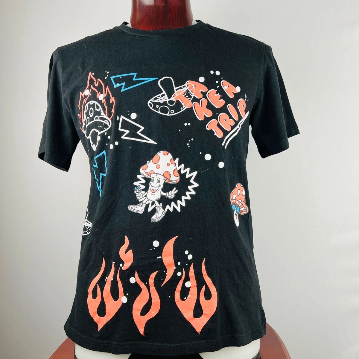 Mushrooms - Take A Trip XL T-Shirt Shirt Mushroom Man