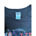 Vintage Delta Anxiety No Life Low Life Graphic Tee Shirt Black 2XL Cyber Y2K