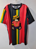 Odd Culture Men's Multicolor Color Block Rapper Bear Trendy Y2K Shirt,  2XL