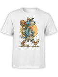 FANTUCCI Trail Hound T-Shirt | Funny Hiking Dog Tee | Unisex