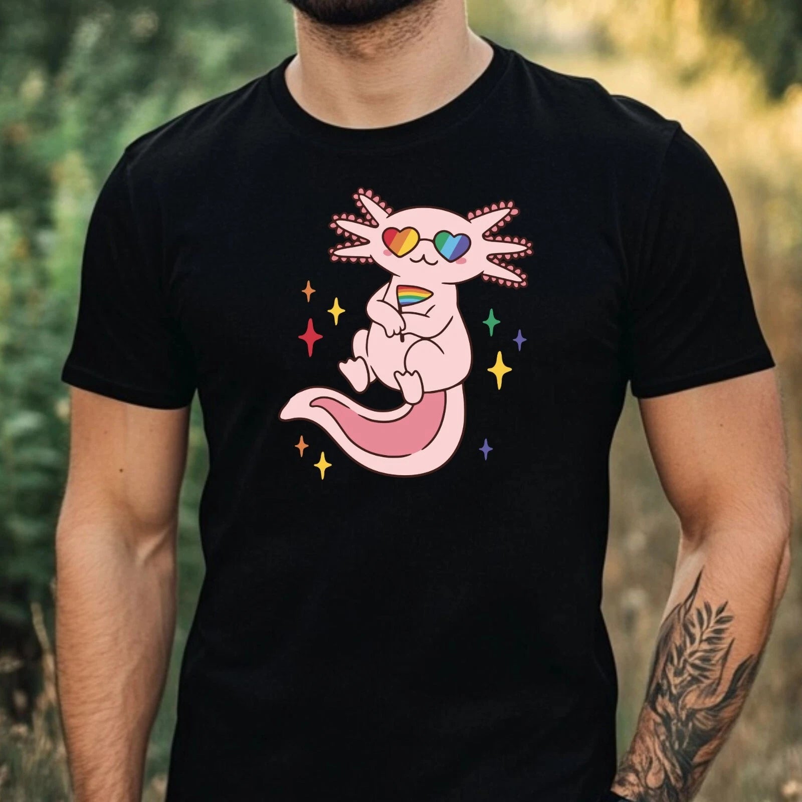 Mens Funny LGBT Theme Cotton T-Shirt Size XS to 5XL