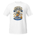 Spin Responsibly Hanukkah T-Shirt Funny Dreidel Menorah Jewish Holiday Graphic