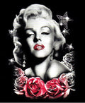 BLACK T-SHIRT high quality. MARILYN MONROE S M L XL XXL XXXL + CHILD