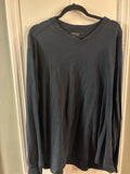 Sonoma Life + Style Men’s XXL Long Sleeve T Shirt Black 100 Cotton