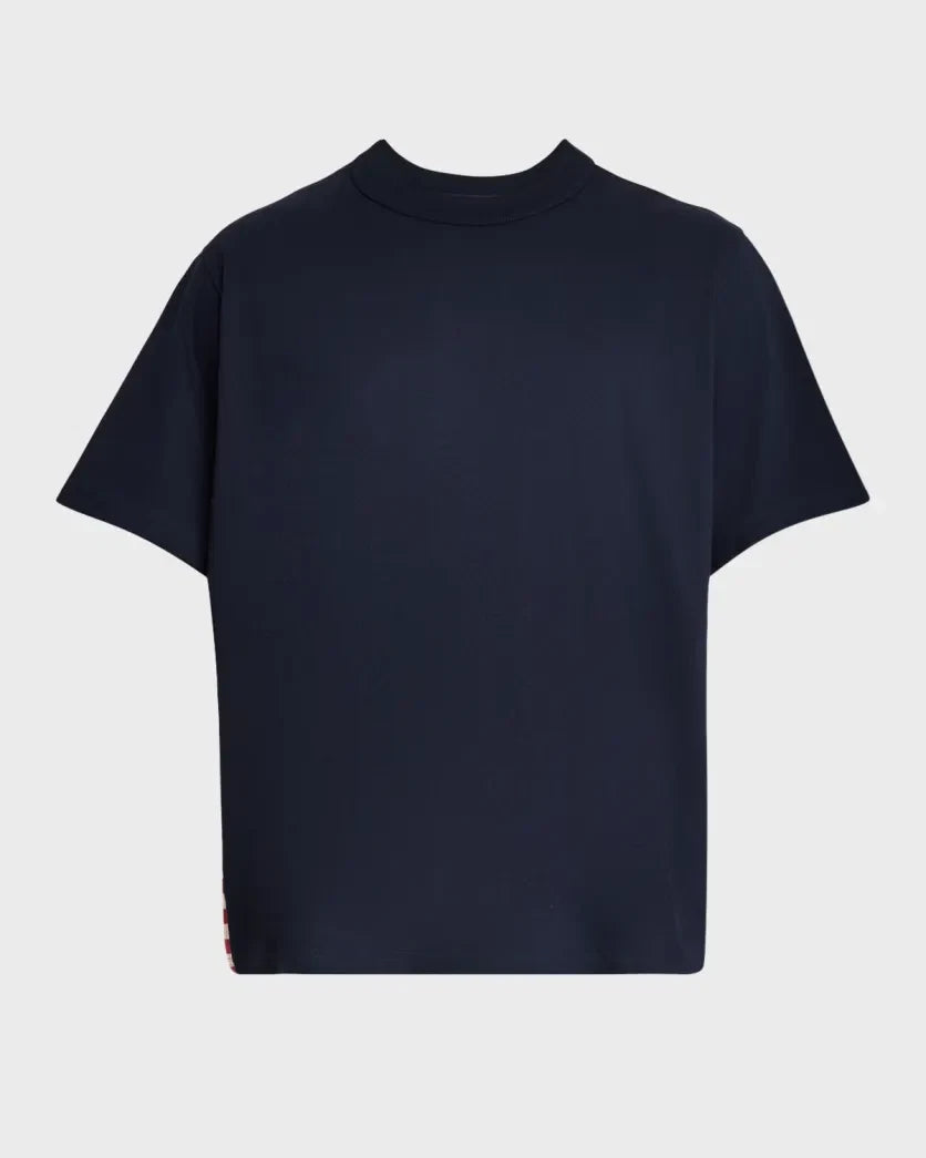 Bottega Veneta Men's Soft Cotton Jersey Gingham T-Shirt