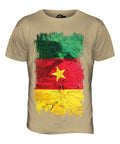 CAMEROON GRUNGE FLAG MENS T SHIRT TEE SHIRT XS S M L XL 2XL 3XL 4XL 5XL