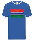 Le Drapeau Grunge Du Gambie - Ringer Pour Hommes - Drapeaux De Voyage De Banjul