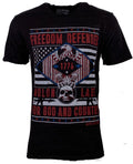 AFFLICTION Men's T-Shirt IRON EAGLE Tee Black Label Biker