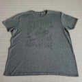 Wrangler Gray T-shirt Dead river kayak adventure size XL.