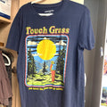 Chemistry Touch Grass Blue Graphic Print Short Sleeve Crew Neck T-Shirt L