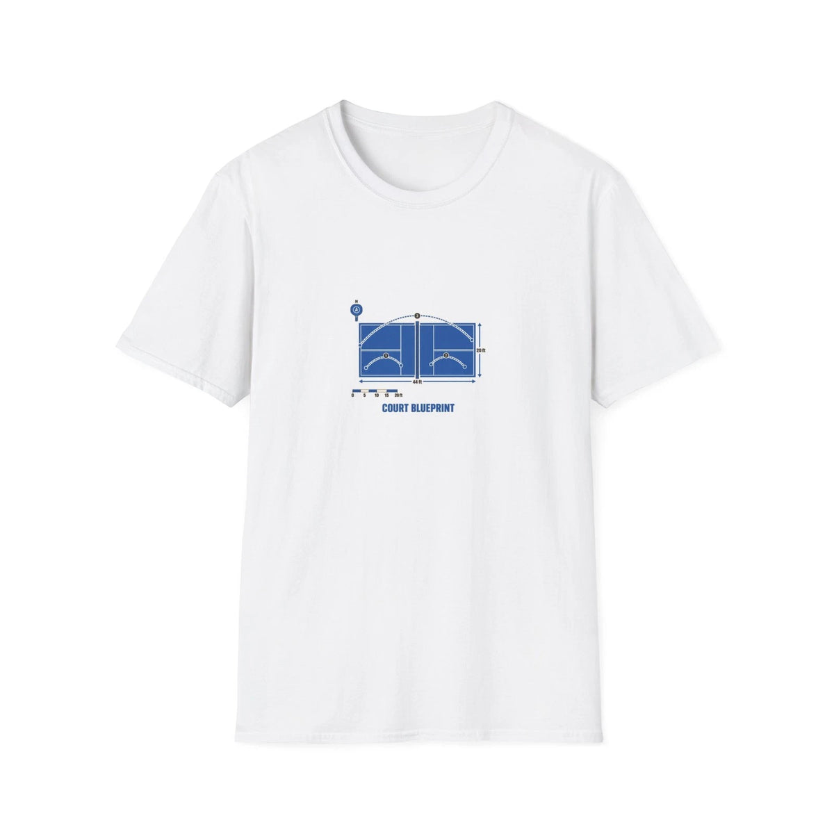Court Blueprint — Pickleball Tee