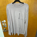Duck Camp Bamboo Long Sleeve Shirt Large Gray Zip Pocket Outdoor Fishing