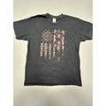 Unbranded Firefighter Honor Respect Courage T-Shirt Men L Black Cotton Excellent