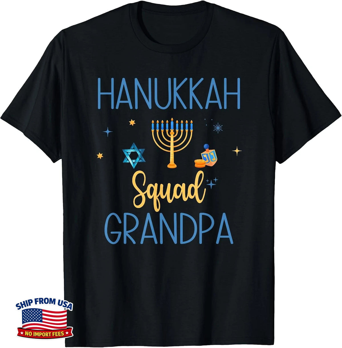 Matching Hanukkah Family Group T-Shirt