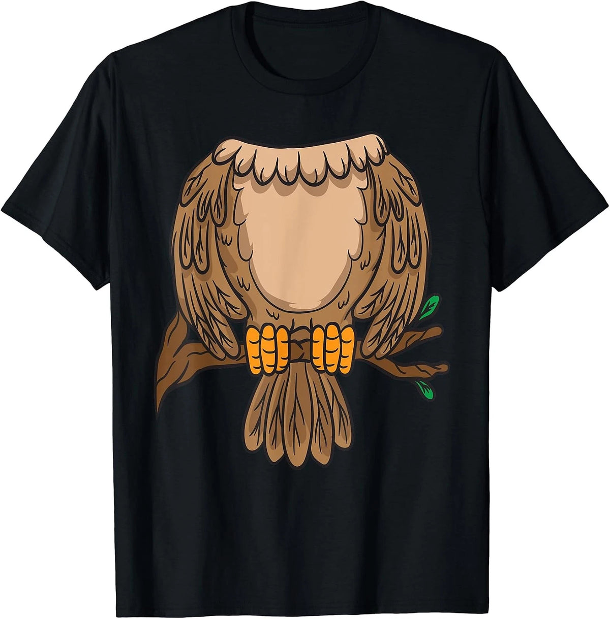 Funny Headless Owl Halloween Night Bird Costume Easy Outfit T-Shirt