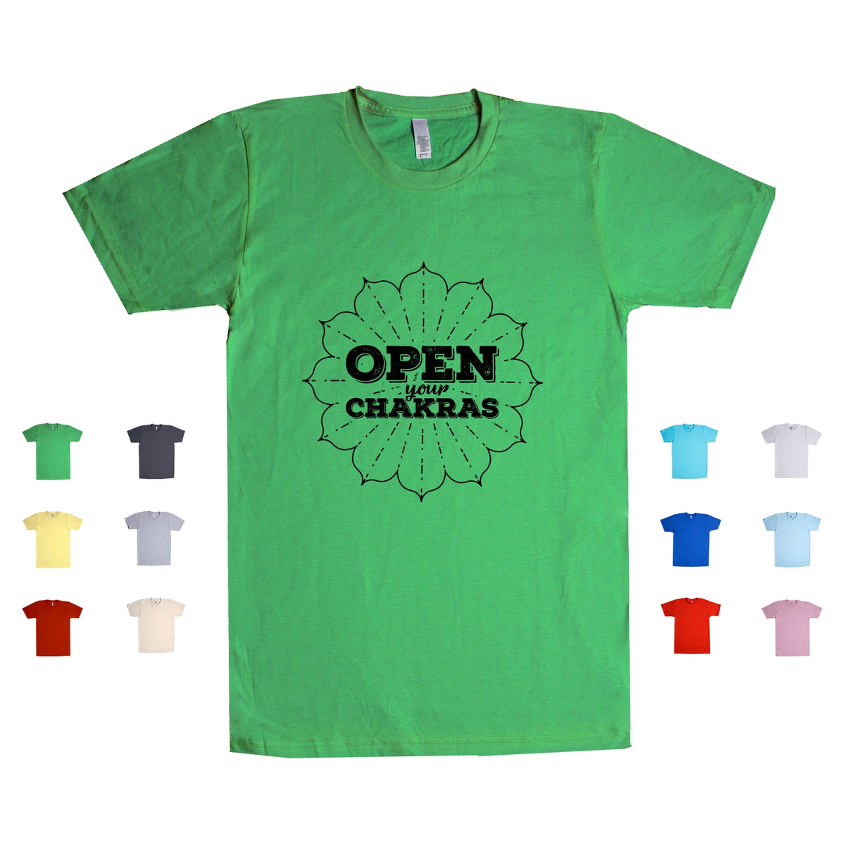Open Your Chakras spiritual healing energy mindfulness balance Unisex T Shirt