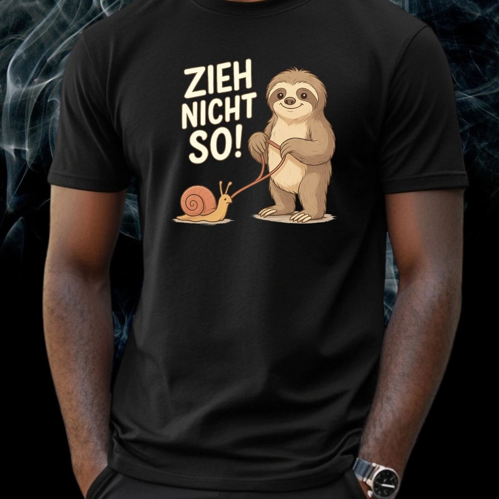 Mens Funny T-Shirt - Don't Pull On Motif Cotton Size XS to 5XL