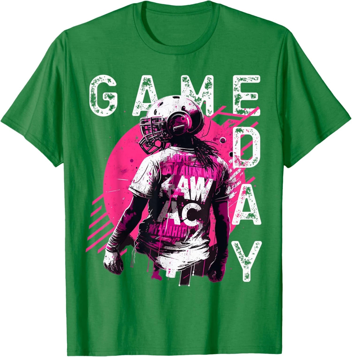 Game Day Football Season Illustration Sports Vintage Unisex T-Shirt