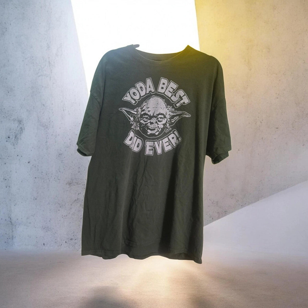 Men's Yoda Best Dad Ever 2XL t-shirt