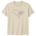 Always Reach Out For A T-Shirt Minimalist Hand Signal Gift For Him And Her