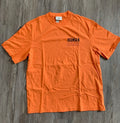 Men's H&M Human Echoes Orange Soft Cotton Jersey Short Sleeve T-Shirt L