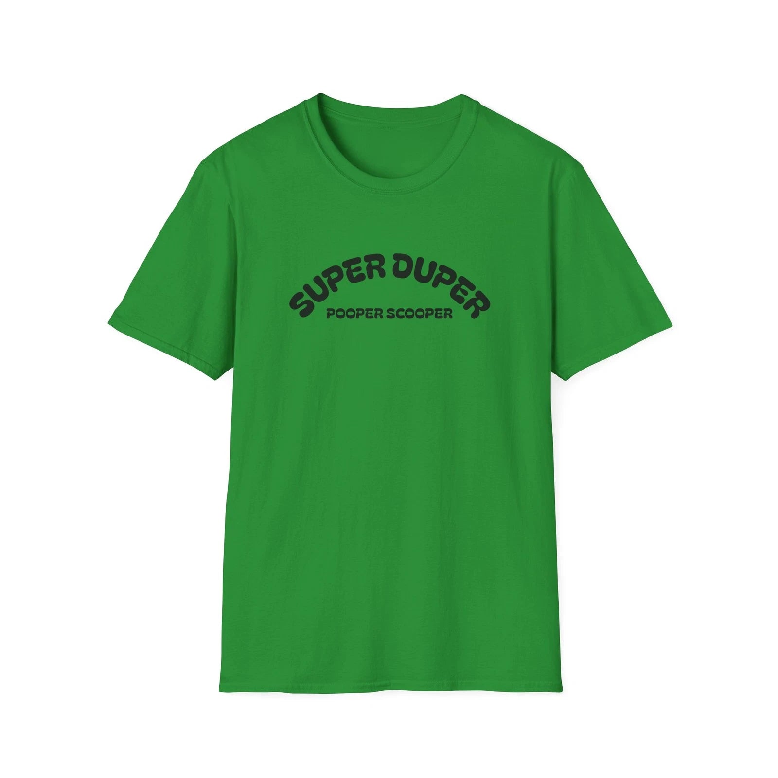 Simple Pet Waste Removal Logo T-Shirt | Super Duper Dog Poop Service Shirt
