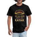 Never Underestimate An Old Man With A Kayak Men's T-Shirt