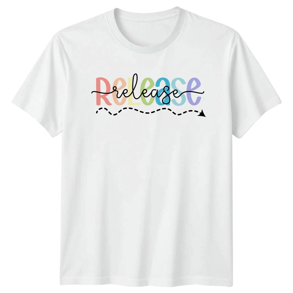Release Womens T-Shirt Mental Health Aesthetic Wellness Birthday Gift For Her