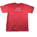 Starbucks Cheer Holiday Employee Barista Coffee T-Shirt Red Unisex Large Q227