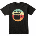 Craft Beer Drinker Shirt - Retro Beer Glass T-Shirt - Retro Colors