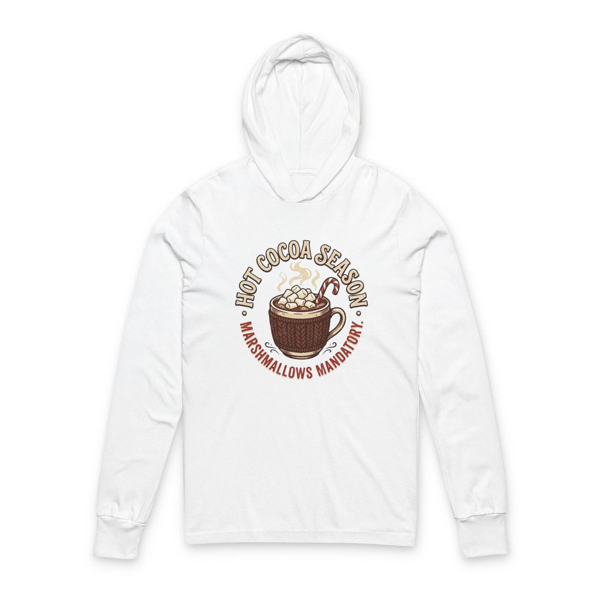 Hot Cocoa Season hoodie | Marshmallows Hot Cocoa Long Sleeve Image 1 of 4