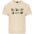 Fossil Set Palaeontologist Palaeontology Mens Cotton T-Shirt Tee Top