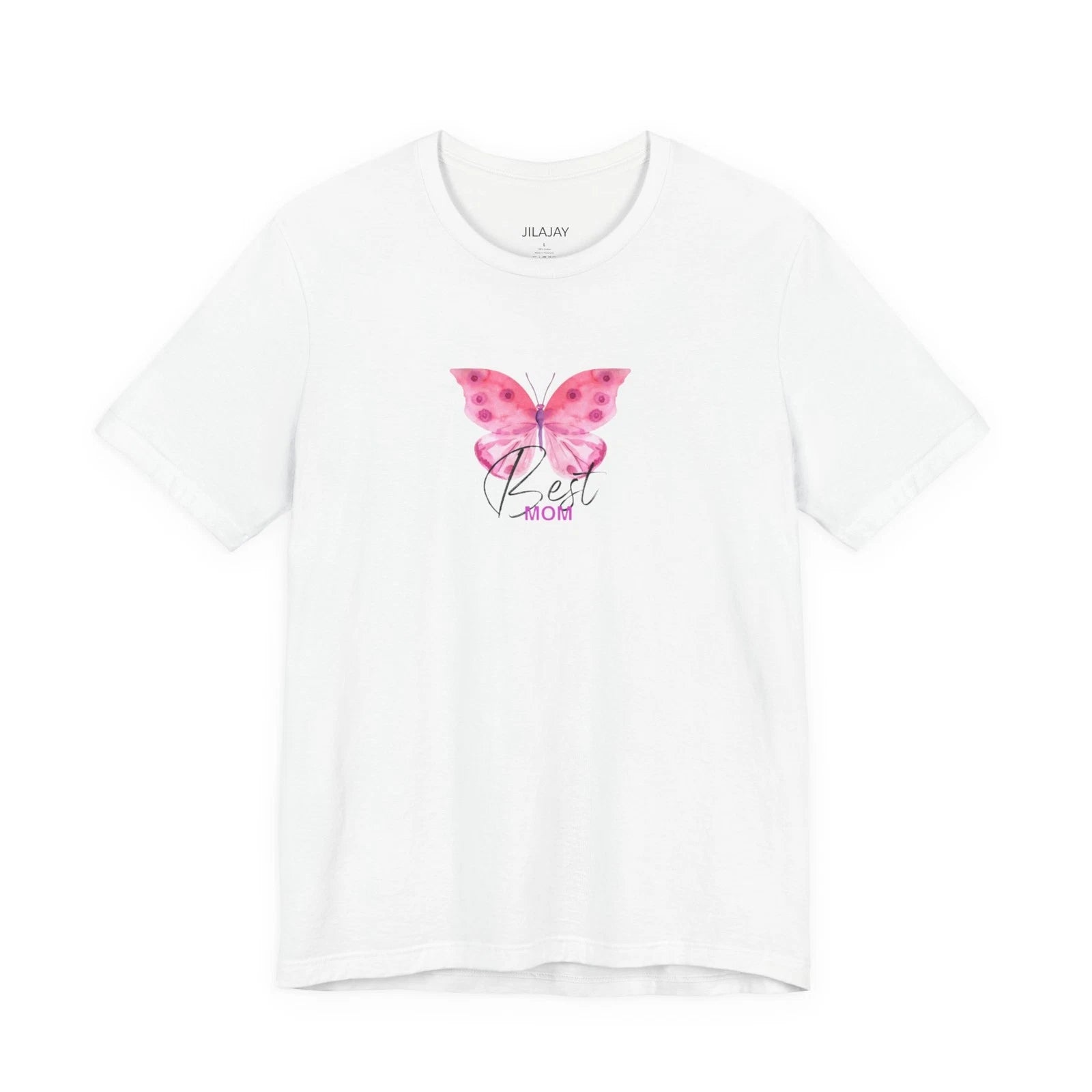 Pink Watercolor Butterfly mom T-Shirt | Floral Butterfly Mommy Tee