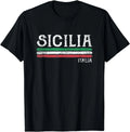 Limited Vintage Sicilia Italy Italia Souvenir Italian Sicily T-Shirt
