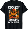 Coolest Pumpkin in the Patch Funny Halloween Unisex T-Shirt