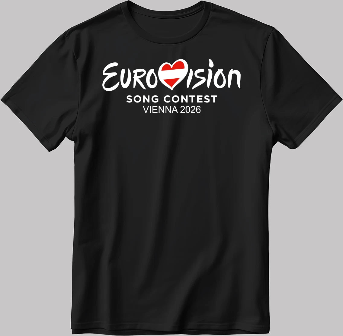 Eurovision Song Contest   Vienna, Austria 2026 Men's / Women's T Shirt EU26